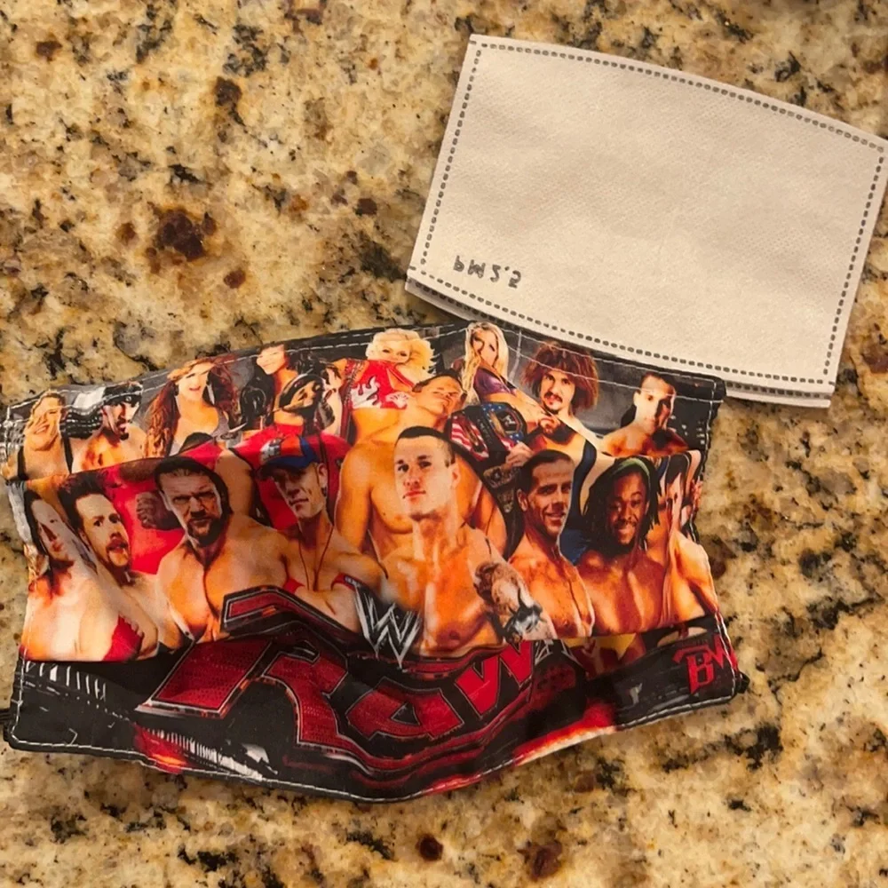 New W Raw face mask